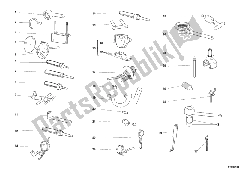 All parts for the Workshop Service Tools, Engine of the Ducati Multistrada 620 Dark USA 2006 All parts for the Workshop Service Tools, Engine of the Ducati Multistrada 620 Dark USA 2006